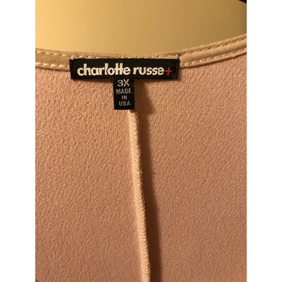 Charlotte Russe Peach 3X Dress - Picture 2 of 3